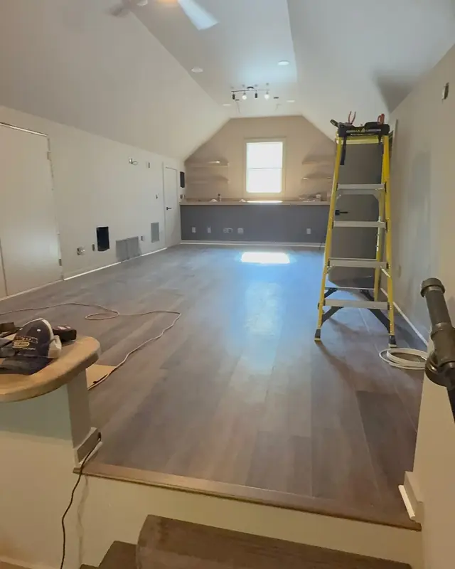 Laying the floor